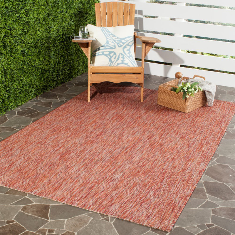 Colon Geometric Hand Woven Indoor / Outdoor Area Rug, Rectangle 160 x 231 cm