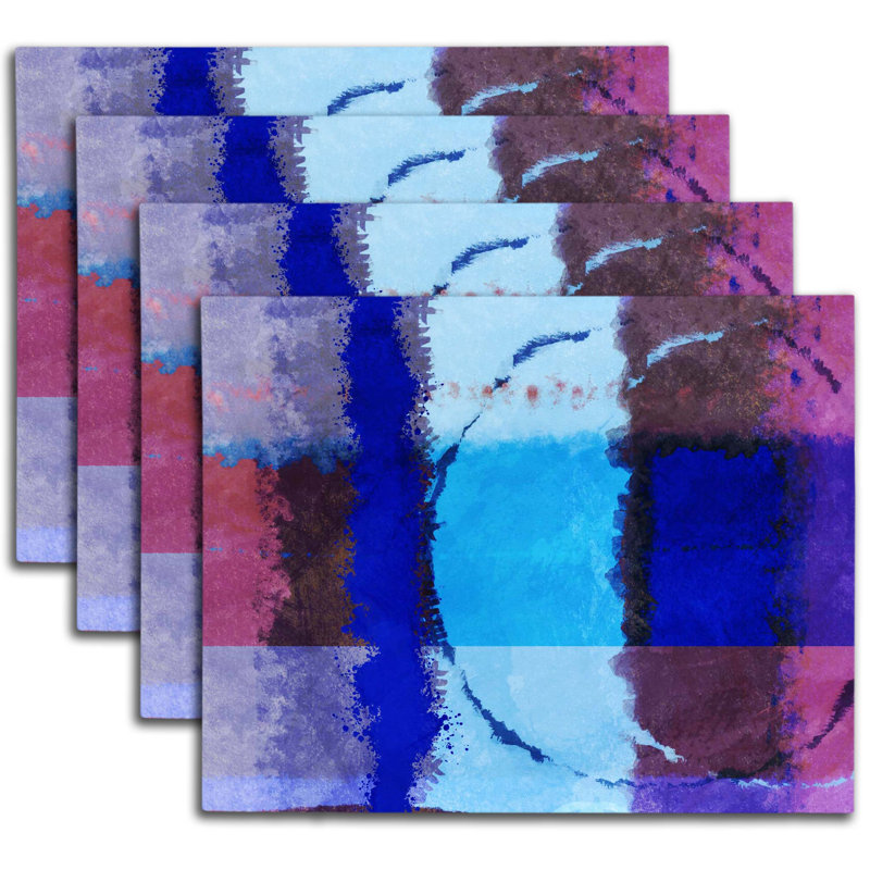Napperon abstrait en polyester
