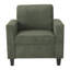 Fauteuil d'appoint en velours côtelé Alton