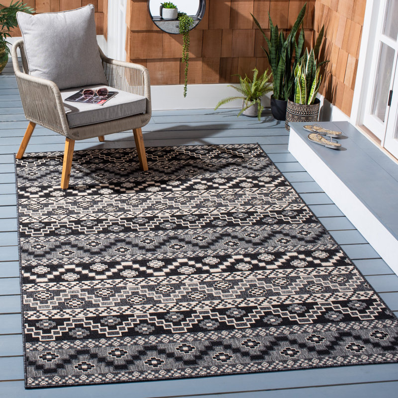Tapis intérieur / extérieur Northpoint Veranda, Rectangle 6 pi 7 po x 9 pi 6 po
