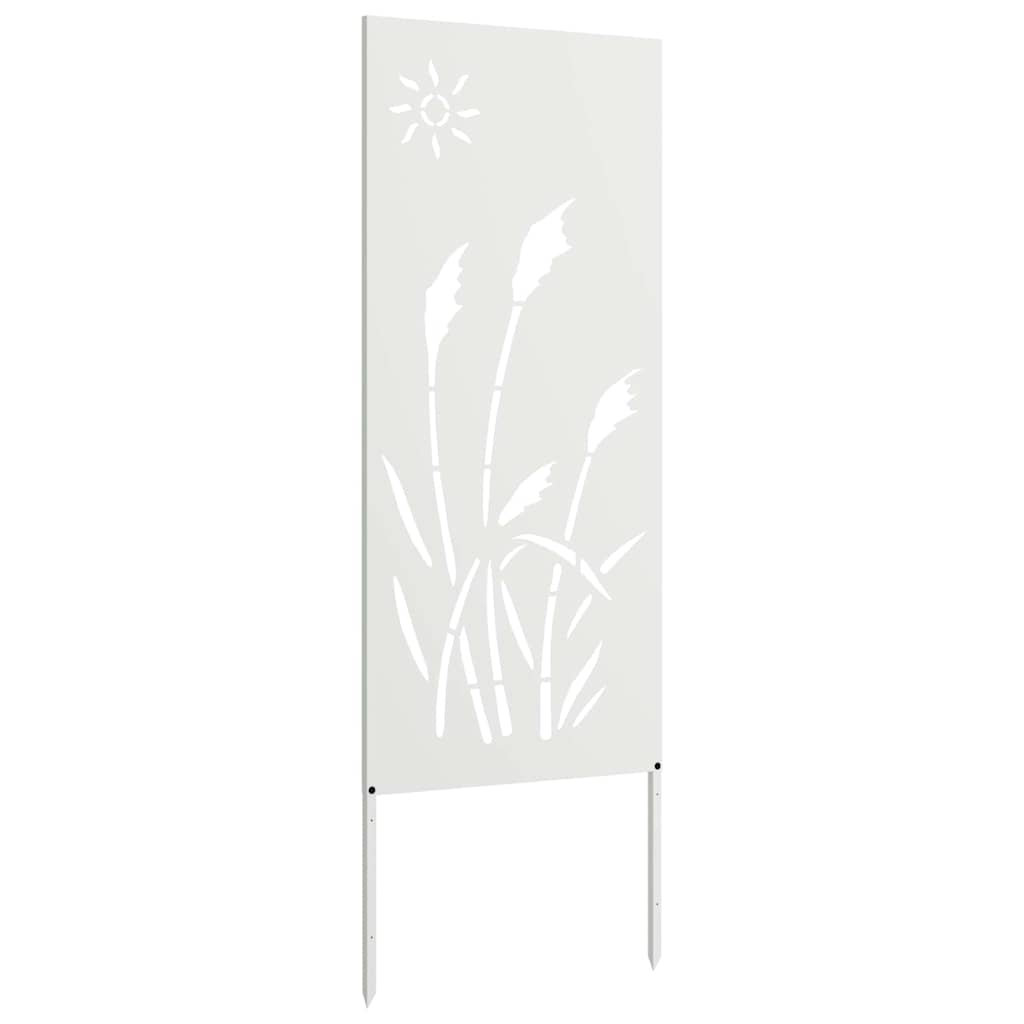 Garden Privacy Screen 50 X 140 Cm Galvanised Steel