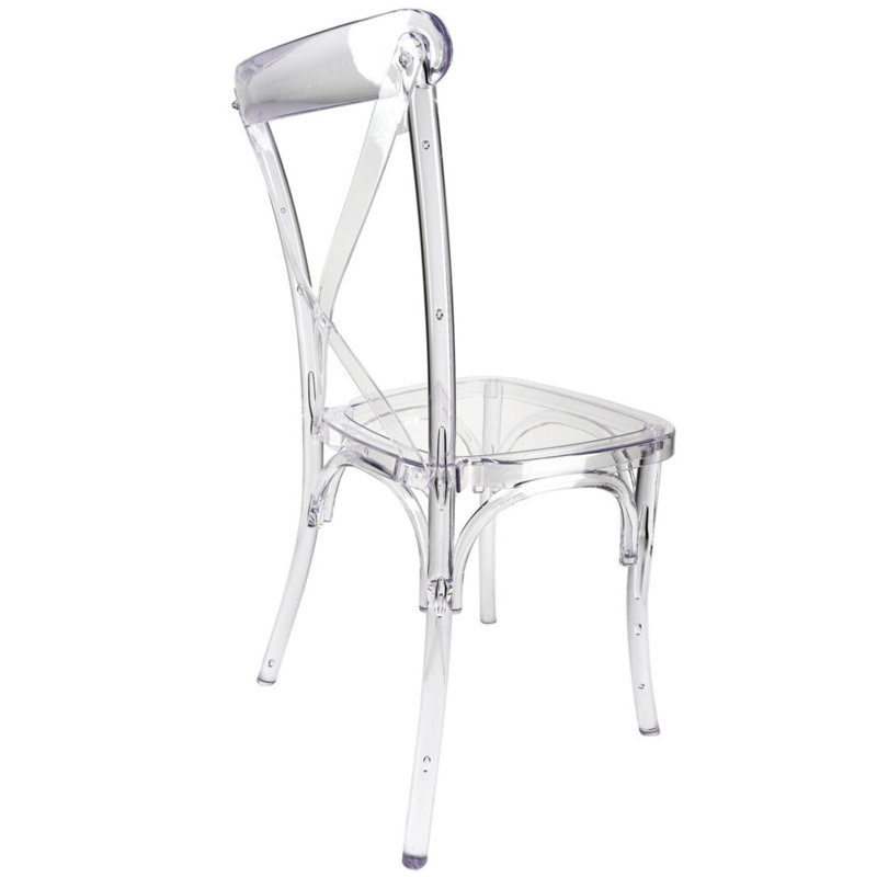 Chaise Crossback ToughResin par Chivari, Clair