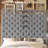Linen Fabric Upholstered Bed Frame with Adjustable Headboard/Chesterfield-Styled/Wood Slat Support-1212258582-1212258590