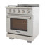 KUCHT Professional 30 po 4,2 pieds cubes Cuisinière au gaz naturel et four à convection en acier inoxydable avec brûleurs True Simmer-97805564-97805565