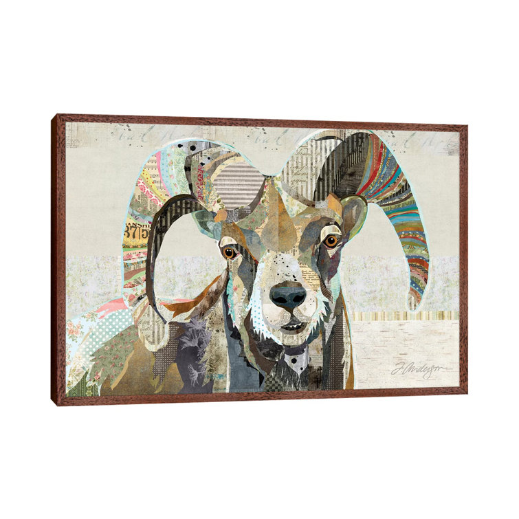 Wild Bighorn Sheep by Traci Anderson - Print on Canvas