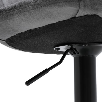 Tacna Upholstered Adjustable Height Bar Stool