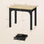 Solid Wood Base Dining Table-1493415696