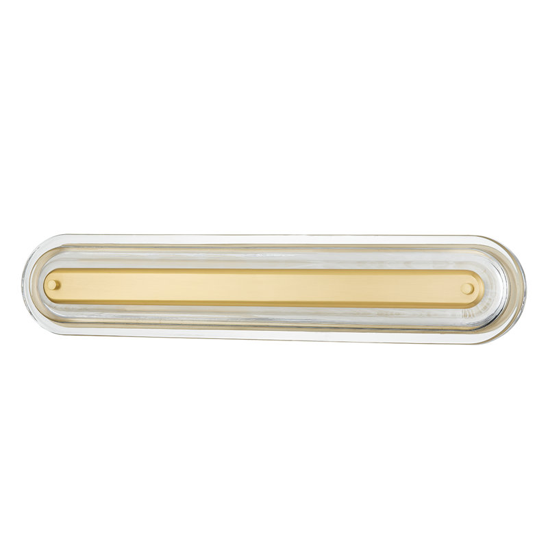Applique murale Litton par PEMBROOKE & IVES, Laiton vieilli, H 28 po x l 5,75 po x P 5,75 po
