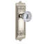 Grandeur Windsor Plate Double Dummy with Fontainebleau Crystal Door Knob-1393170315
