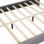 Grand lit plateforme tapissier avec tête de lit plus grande Shreve-960978532