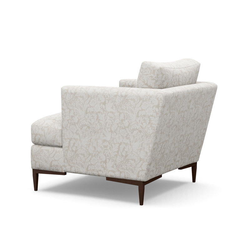 Aiden Accent Chair, Antique Bronze, Everly Linen