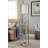 Jameir 62.5'' Brown Tray Table Floor Lamp