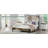 Queen Size Bed Frame with Upholstered Headboard , Queen Bed Frame with Charging Station and LED Lights, Wood Slats, Easy Assembly,No Box Spring Needed,Industrial Brown-299097316