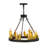 Deina 18 - Light Wagon Wheel Chandelier