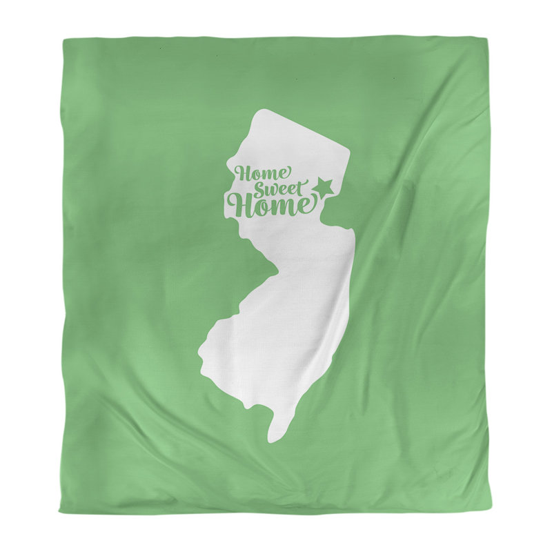 Housse de couette newark doux, Microfibre, Housse de couette pour grand lit, Vert
