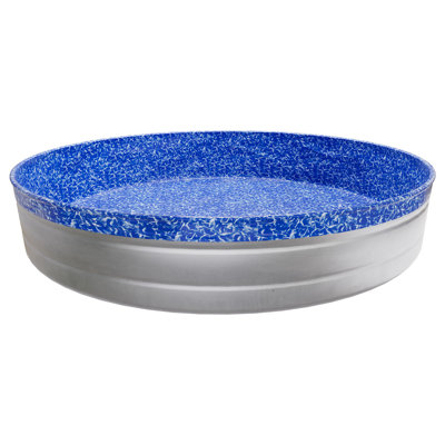 Doublure de piscine de 10 pi, doublure de piscine ronde à chevauchement pour mur de 27,5 po de hauteur, vinyle de gros calibre, facile à installer avec des patchs anti-fuites, conçu pour les surfaces en acier hors-sol, extérieur, cristal