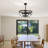 Matthes 26 Inch Imitation Wood Grain Matte Black Finish Ceiling Lighted Fan With Remote