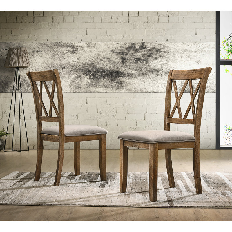 Ensemble de 2 chaises de salle à manger rembourrées Windvale