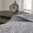Oversized Grey King Bedspread With Reversible Quilting & Cotton Fill Feature And Long-Lasting