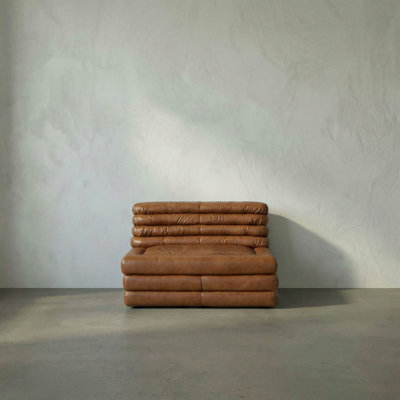 Bandera Sofa, 1A, Roche Tan Leather