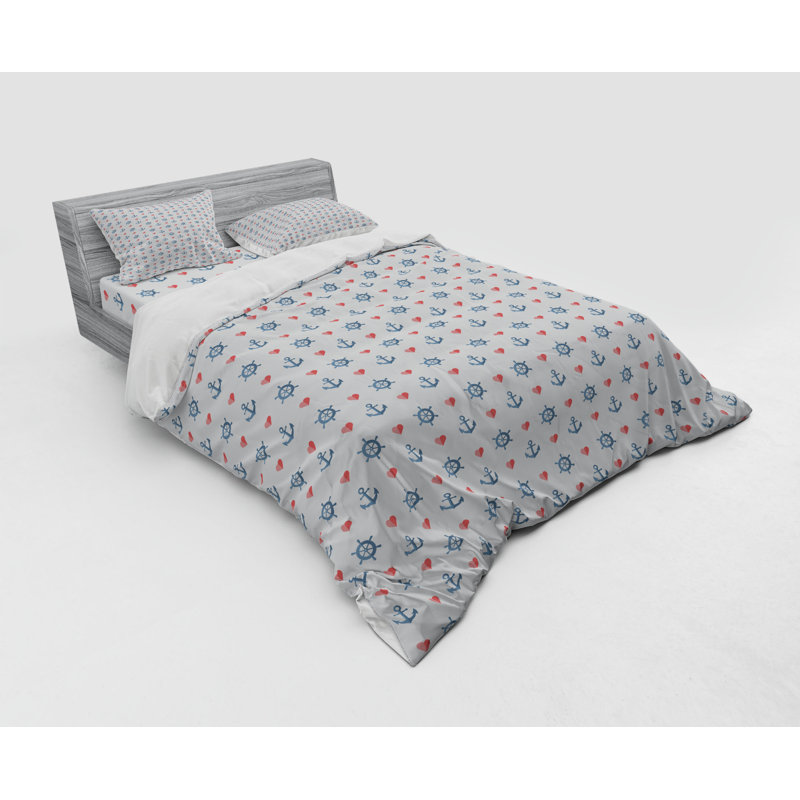 Coastal Duvet Cover, Queen Duvet Cover + 3 Additional Pieces