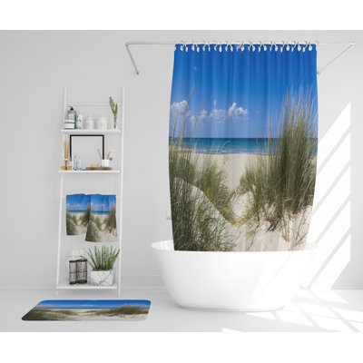 Nequan Polyester Shower Curtain Set