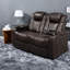 Canapés ergonomiques en cuir, ton café, fauteuil inclinable moderne