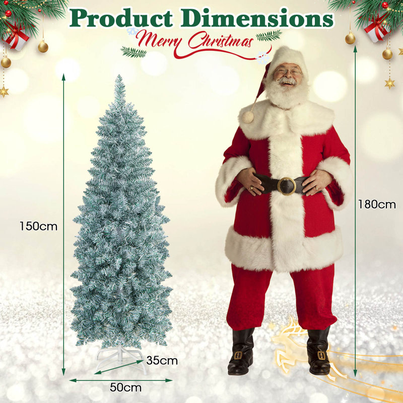 Lighted Artificial Christmas Tree, 5'