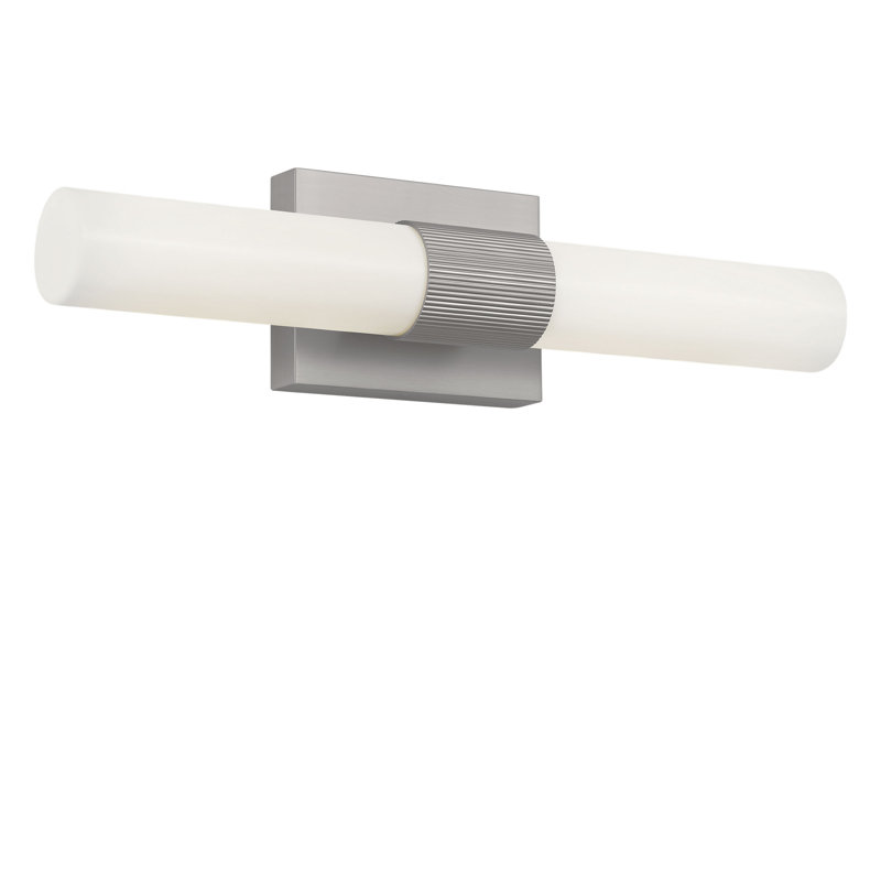 Sarco LED Vanity, Brushed Nickel, 4.5" H x 18" W x 3.9" D