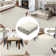 Machine Washable Rug with Rubber Backing for Living Room Braided Printed Texture Non-Slip Dining Room Rug Easy-Cleaning Striped Floor Carpet for Bedroom Office Nursery Playroom