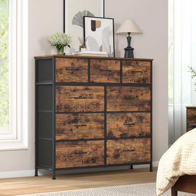 98.8 cm W Chest of 9 Drawers