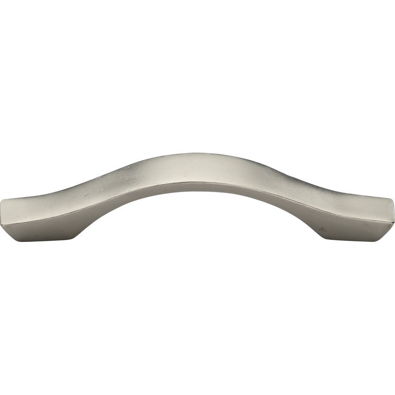 Flat Arch Cabinet Pull, White Bronze