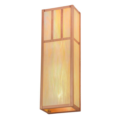 Double Bar Mission 1 - Light Flush Mounted Sconce