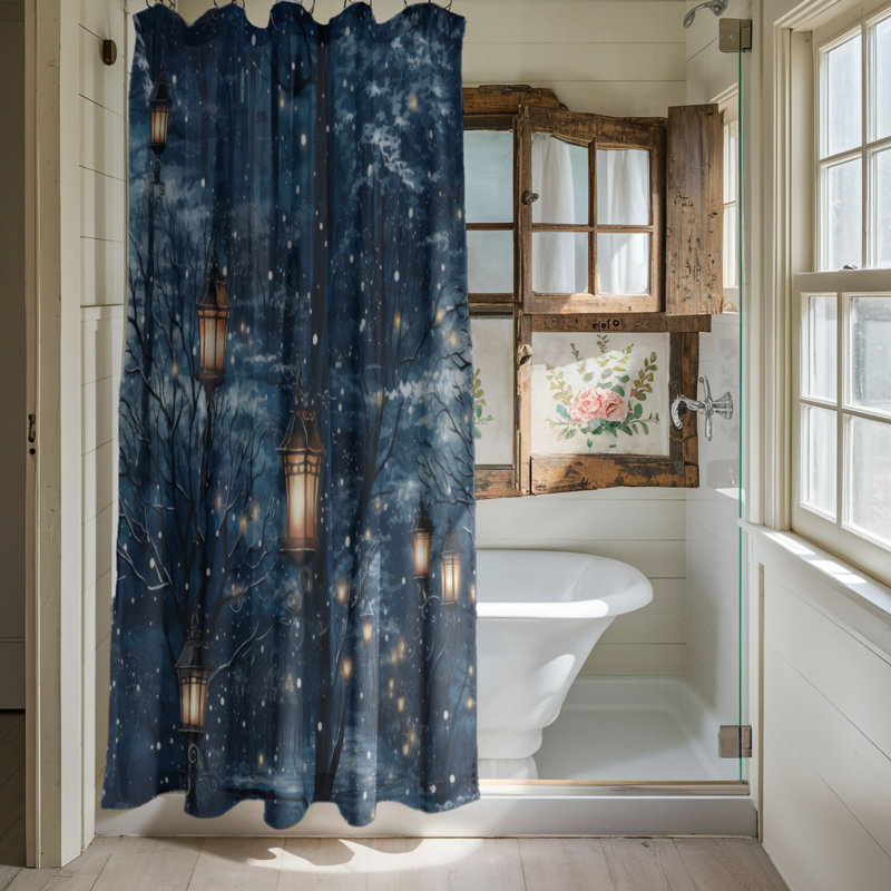 Rideaux de douche Winter Nights - Premium, H 74 po x l 71 po