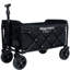 Chariot pliable ultra-léger avec poche extensible à double compartiment, chariot utilitaire compact tout terrain avec roues pivotantes à 360° pour le camping et le magasinage-135712184