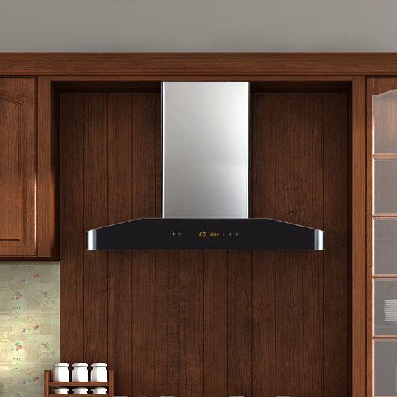 Hotte murale convertible 36 pouces 439 CFM Elite en acier inoxydable