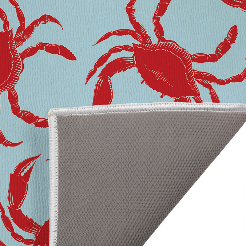Paillasson Crabby, Blue, L 21 po x L 34 po