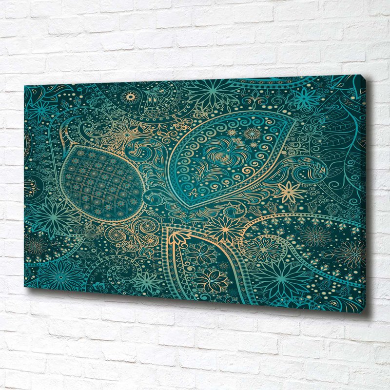Ornaments Background - Wrapped Canvas Print