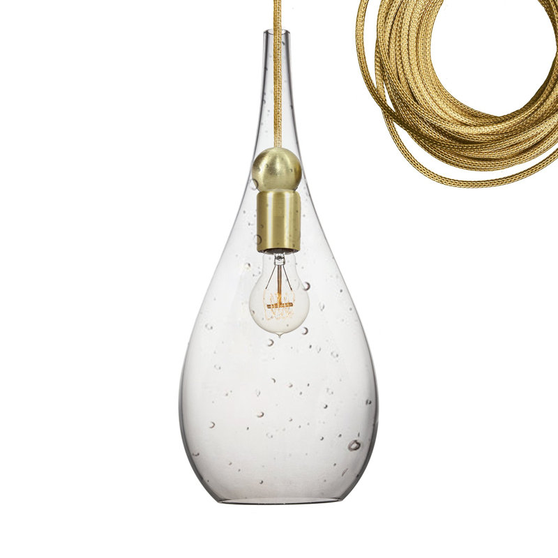 Earth 1 - Light Pendant, Gold/Black, Seed, Yes