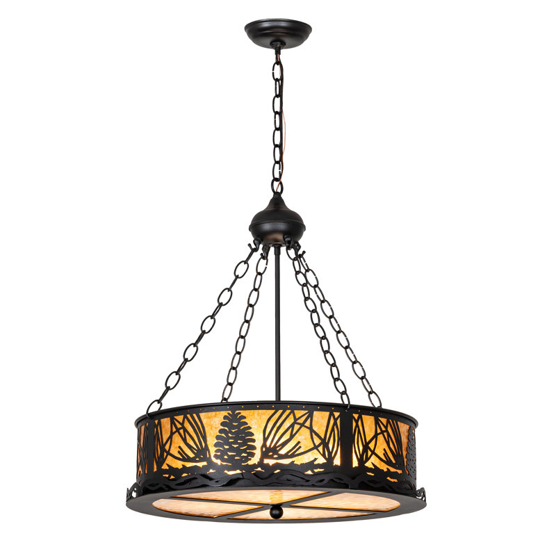 Sid 4 - Light Pendant, Black, 35" H x 22" W x 22" D