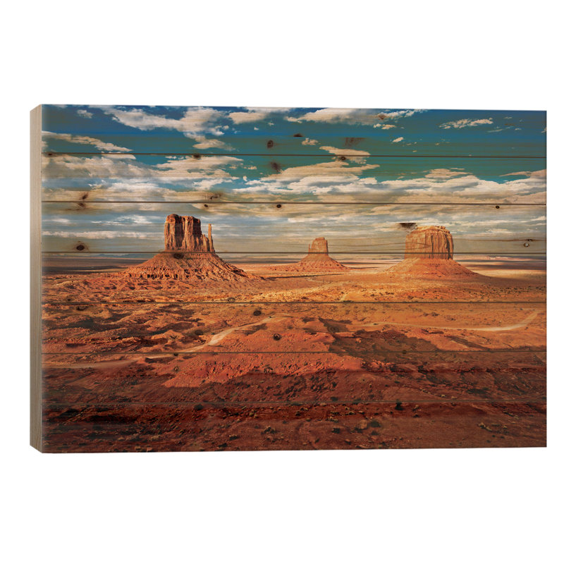 Monument Valley I, H 18 po x l 26 po x P 1,5 po