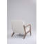 Chaise d'appoint Mid-Century moderne avec structure en bois-130375666-130375667