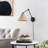 Adalyne Iron Plug-in Swing Arm Sconce