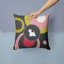 Coussin décoratif intérieur/extérieur westie