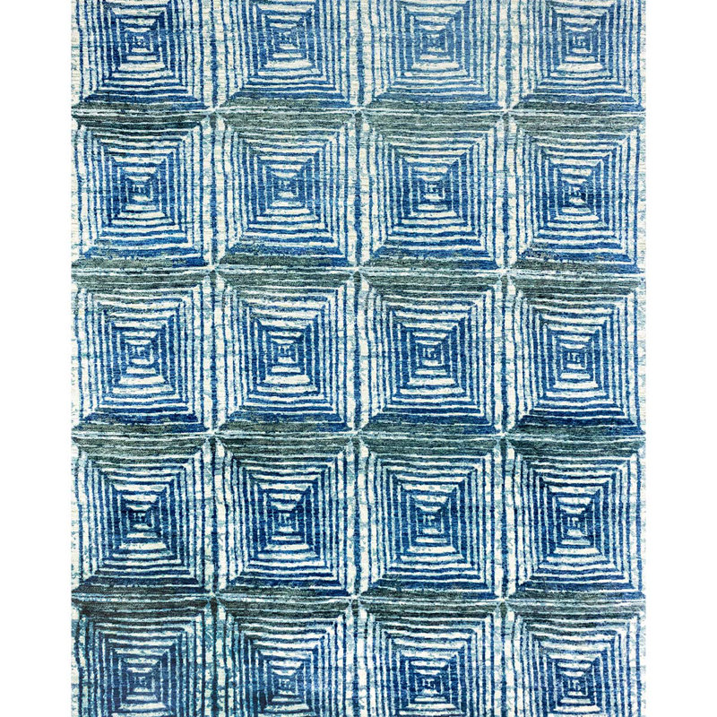 Geometric Area Rug, Rectangle 9' x 12'