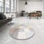 Tapis gris/rose/rouge contemporain-338850927