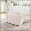 Canapé modulaire simple moelleux de 44,9 pouces, confortable et élégant pour les chambres à coucher et les salons-714663385