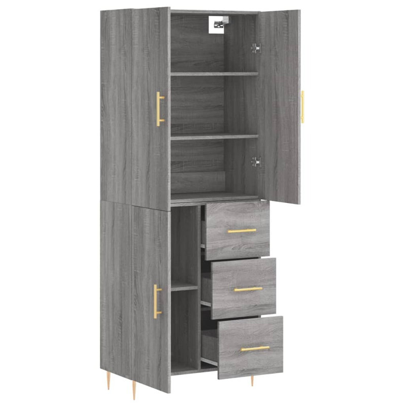 Alrun 69.5cm Sideboard, Grey Sonoma