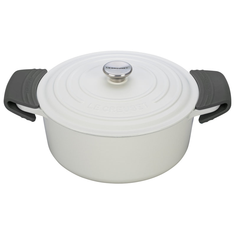 Le Creuset Silicone Pot Grips Set, Oyster