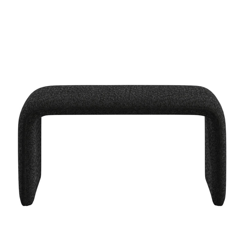 Gainsborough Contemporary Ottoman - Boucle, Black